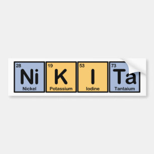 Adesivo Para Carro Nikita fez dos elementos