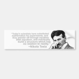 Adesivo Para Carro Nikola Tesla citou o autocolante no vidro traseiro