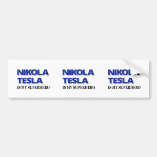 Adesivo Para Carro Nikola Tesla É Minha Super-Herói