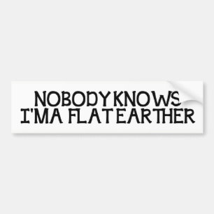 Adesivo Para Carro Ninguém sabe que eu sou um Earther liso