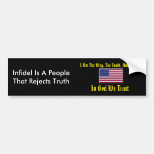 Adesivo Para Carro No deus nós confiamos Bumpersticker