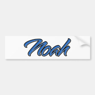 Adesivo Para Carro Noah Name blue Aufkleber Sticker Autoaufkleber
