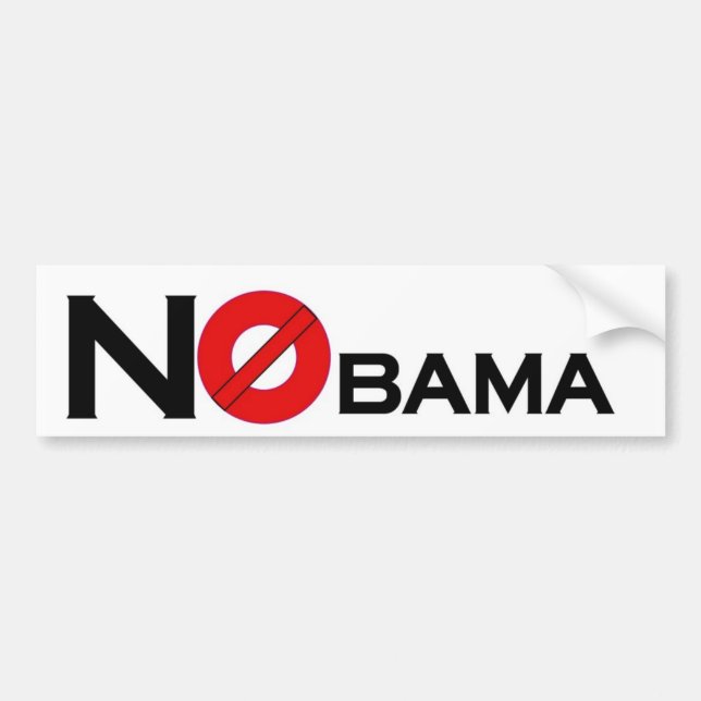 Adesivo Para Carro NObama (Frente)