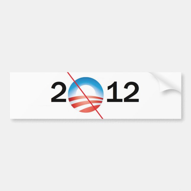 Adesivo Para Carro NoBama 2012 (Frente)
