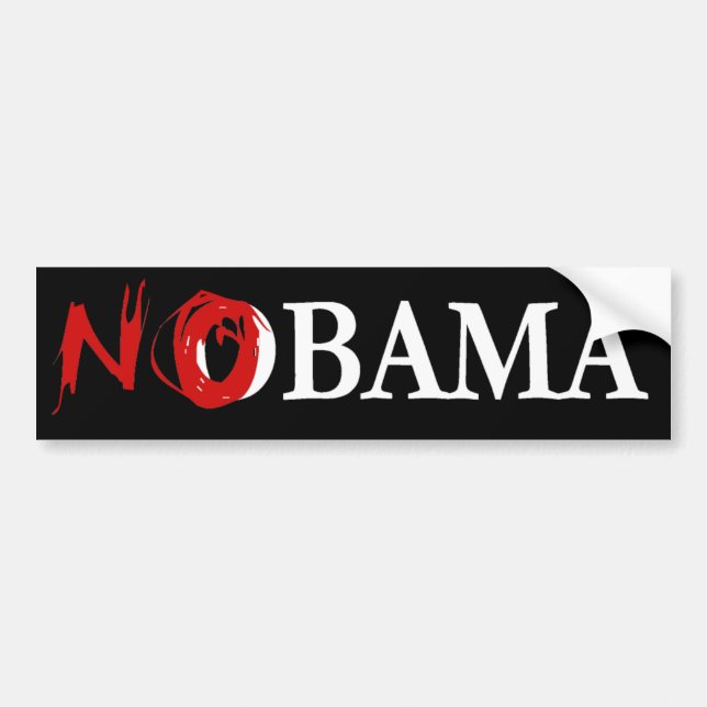 ADESIVO PARA CARRO NOBAMA BUMPERSTICKER (Frente)