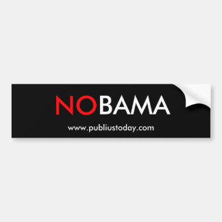 Adesivo Para Carro NOBAMA - (NENHUM Obama)