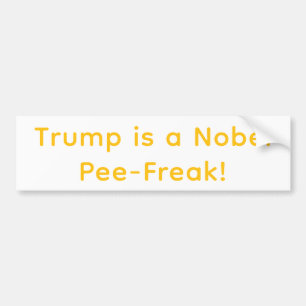 Adesivo Para Carro Nobel Pee-Freak Trump Hankamer Artjunkhaus Yum bum