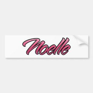 Adesivo Para Carro Noelle - Aufkleber Sticker cor-de-rosa