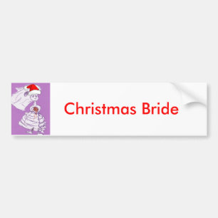 Adesivo Para Carro Noiva de Natal
