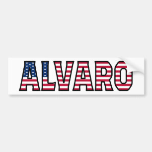Adesivo Para Carro Nome do Álvaro Vorname USA Aufkleber Sticker Auto