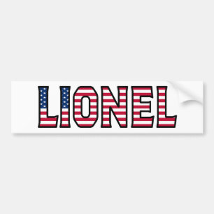 Adesivo Para Carro Nome do Lionel Vorname USA Aufkleber Sticker Auto