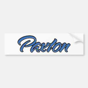 Adesivo Para Carro Nome do Paxton Blue Aufkleber Sticker Autoaufklebe