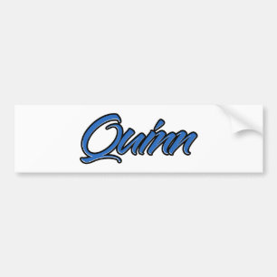 Adesivo Para Carro Nome do Quinn Blue Aufkleber Sticker Autoaufkleber