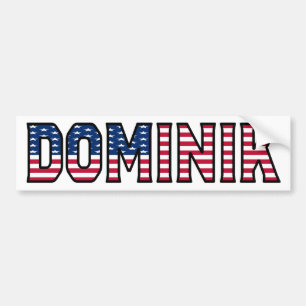 Adesivo Para Carro Nome Dominik Vorname USA Aufkleber Sticker Auto