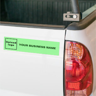 Adesivo Para Carro Nome e logotipo da empresa em verde claro