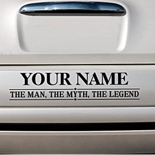 Adesivo Para Carro Nome Personalizado O Homem O Mito A Legenda