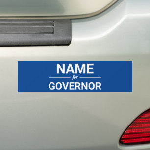 Adesivo Para Carro Nome Personalizado para a Eleição Branca Azul do G