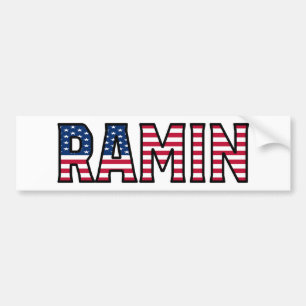 Adesivo Para Carro Nome Ramin Vorname USA Aufkleber Sticker Auto
