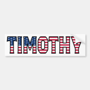 Adesivo Para Carro Nome Timothy Vorname USA Aufkleber Sticker Auto