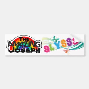 Adesivo Para Carro Nomeie o sinal do auto escolar de Joseph e de