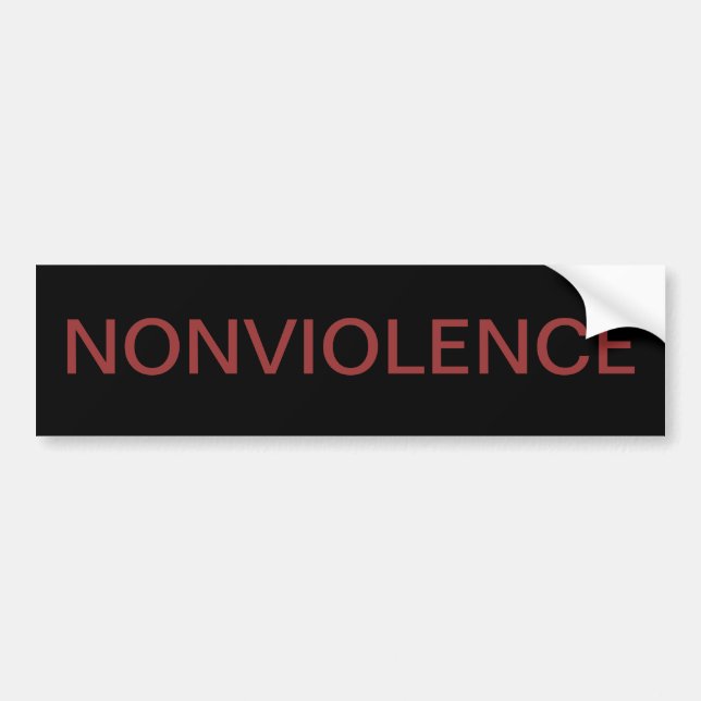 ADESIVO PARA CARRO NONVIOLENCE (Frente)
