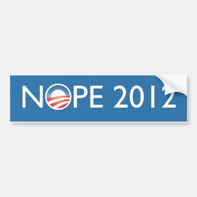 Adesivo Para Carro Nope 2012 (Frente)