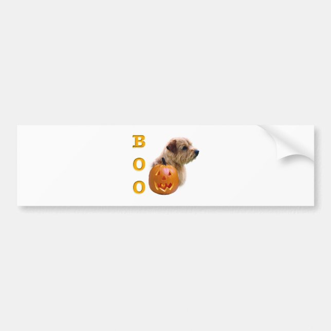 Adesivo Para Carro Norfolk Terrier Boo (Frente)