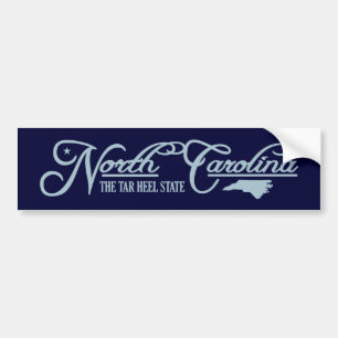 Adesivo Para Carro North Carolina (estado de meus)