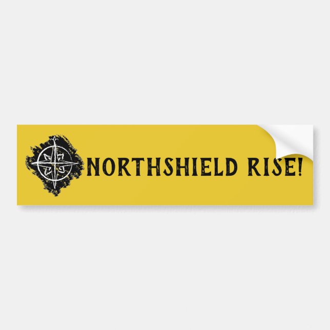 Adesivo Para Carro Northshield Rise (Frente)
