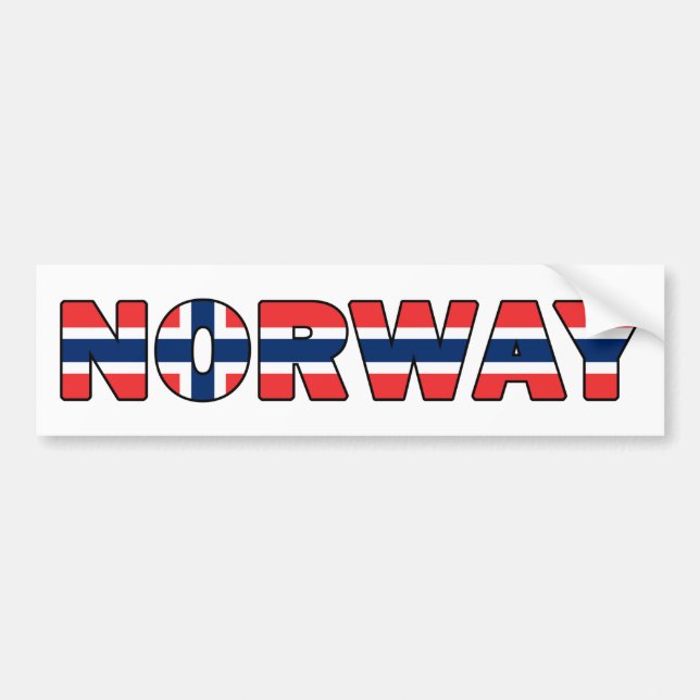 Adesivo Para Carro Noruega (Frente)