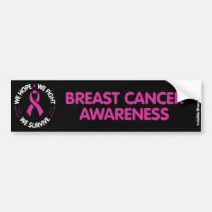 Adesivo Para Carro Nós Esperamos Lutar Contra Sobrevivermos...Cancer