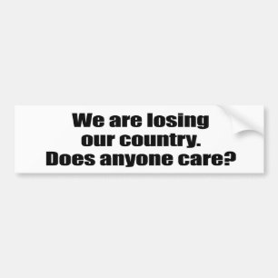 Adesivo Para Carro Nós estamos perdendo nosso país - faz qualquer u