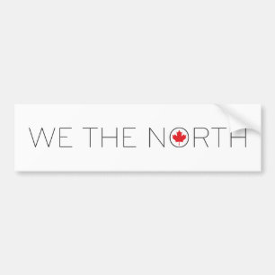 Adesivo Para Carro Nós o canadense norte