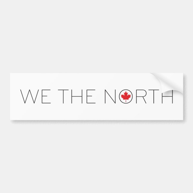 Adesivo Para Carro Nós o canadense norte (Frente)