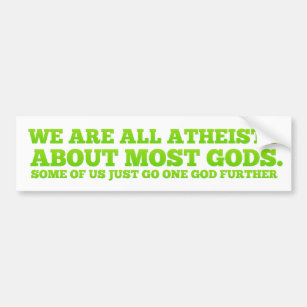 Adesivo Para Carro Nós somos todos os ateus