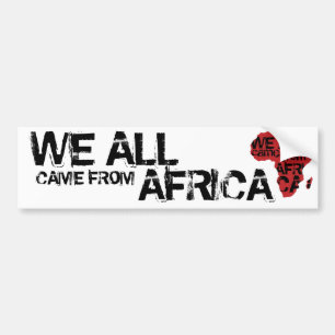 ADESIVO PARA CARRO NÓS TODOS VIEMOS DE ÁFRICA