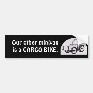 Adesivo Para Carro Nossa outra carrinha é uma BICICLETA da CARGA