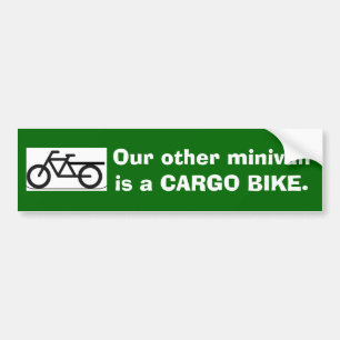 Adesivo Para Carro Nossa outra carrinha é uma BICICLETA da CARGA