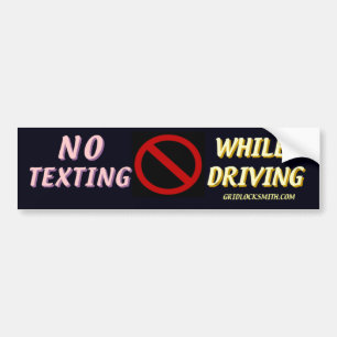 Adesivo Para Carro NoTextingWhileDriving