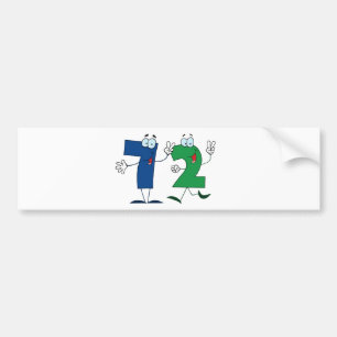 Adesivo Para Carro Número feliz 72