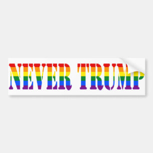 Adesivo Para Carro Nunca Trump - Stop Project 2025 - Defender a Democ