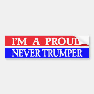 Adesivo Para Carro NUNCA TRUMPER Bumper Sticker 2020 Eleição