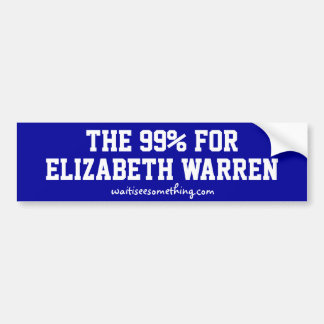 Adesivo Para Carro O 99% para Elizabeth Warren