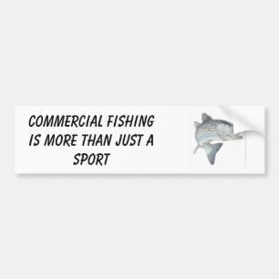 Adesivo Para Carro o action_striper, pesca comercial é mais do que
