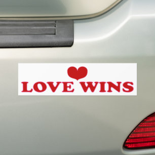 Adesivo Para Carro O amor vence - luta contra o racismo e o preconcei