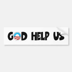 Adesivo Para Carro O anti deus de Obama ajuda-nos religiosos