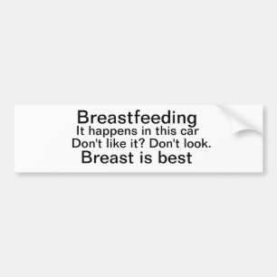 Adesivo Para Carro O autocolante no vidro traseiro amamentando, peito