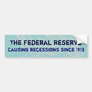Adesivo Para Carro O autocolante no vidro traseiro de Federal Reserve