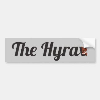 Adesivo Para Carro O autocolante no vidro traseiro do Hyrax