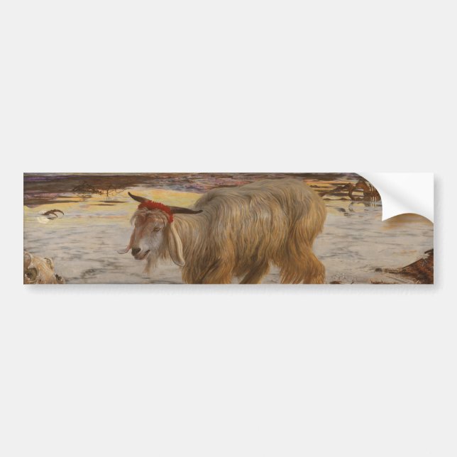 Adesivo Para Carro O bode expiatório (por William Holman Hunt) (Frente)